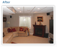 ValueDry basement remodeling in New Jersey.